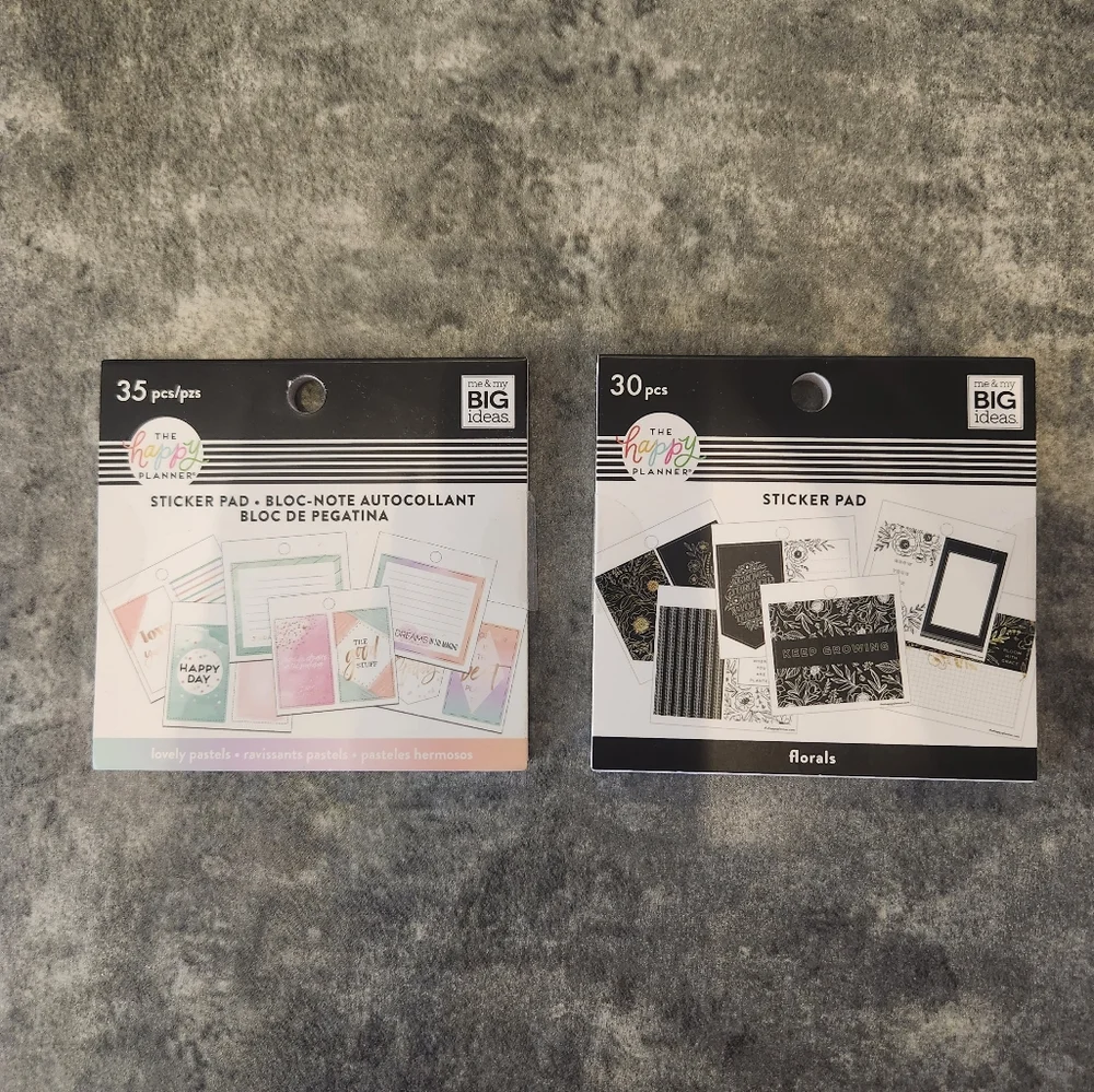 Mini Sticler Pads The Happy Planner NEW IN PACKAGING